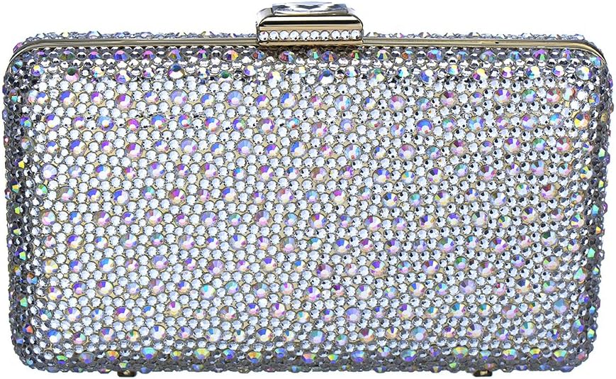 Nancy Kyoto Vegas Silver AB/Gold Evening Bag