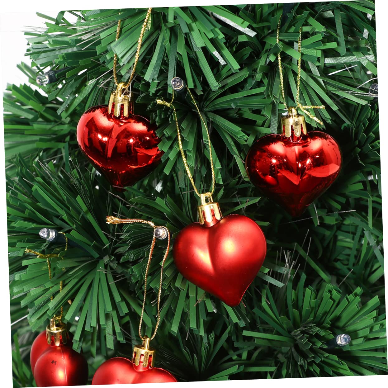 Amosfun 3 Juegos Adornos Colgantes Decoración Fiesta Amor Decoración Fiesta San Valentín Adorno De De Corazón De Colgante e De Boda Rojo 36 Uds * 3