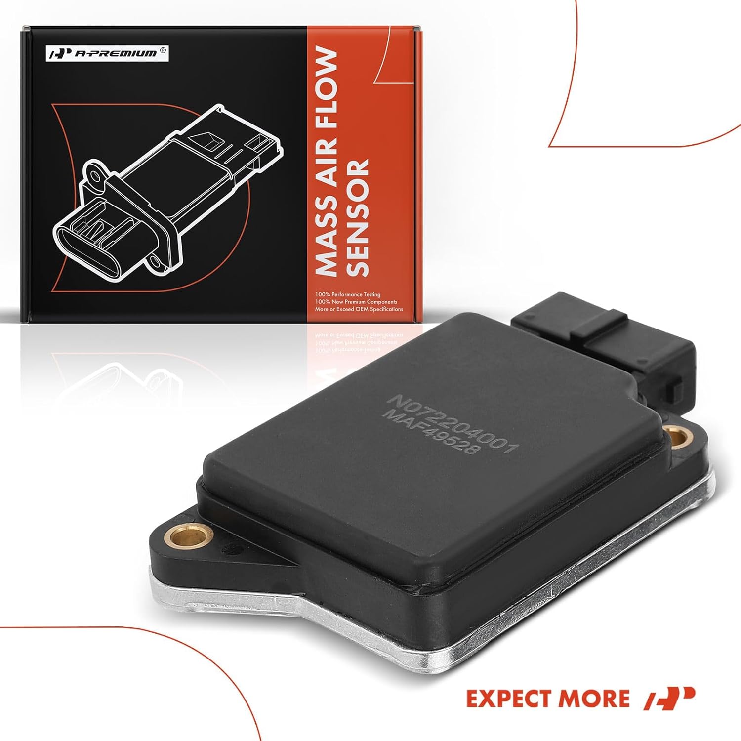 A-Premium Mass Air Flow MAF Sensor Without Housing Compatible with Isuzu Amigo 1989-1992 Impulse 1985-1989 Pickup 1988-1992 Rodeo 1991-1992 Trooper 1988-1991