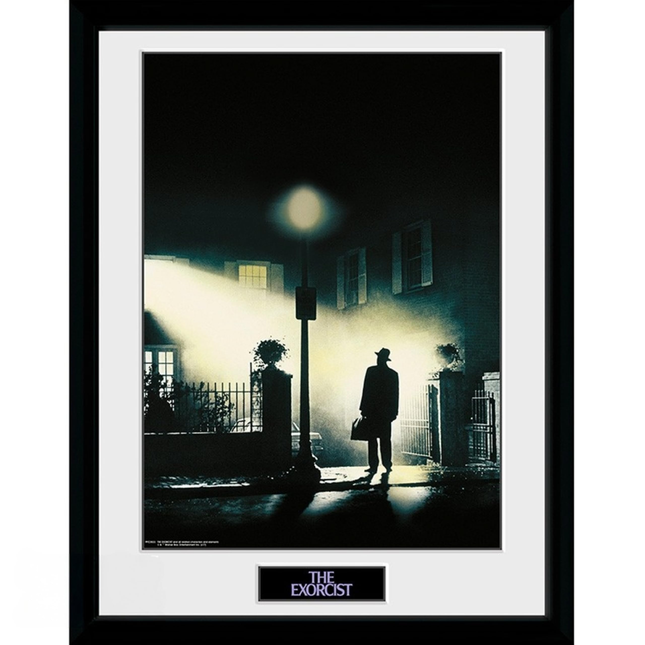 L'exorciste tirage encadré de l'affiche du film avec finitions premium de la marque GB eye