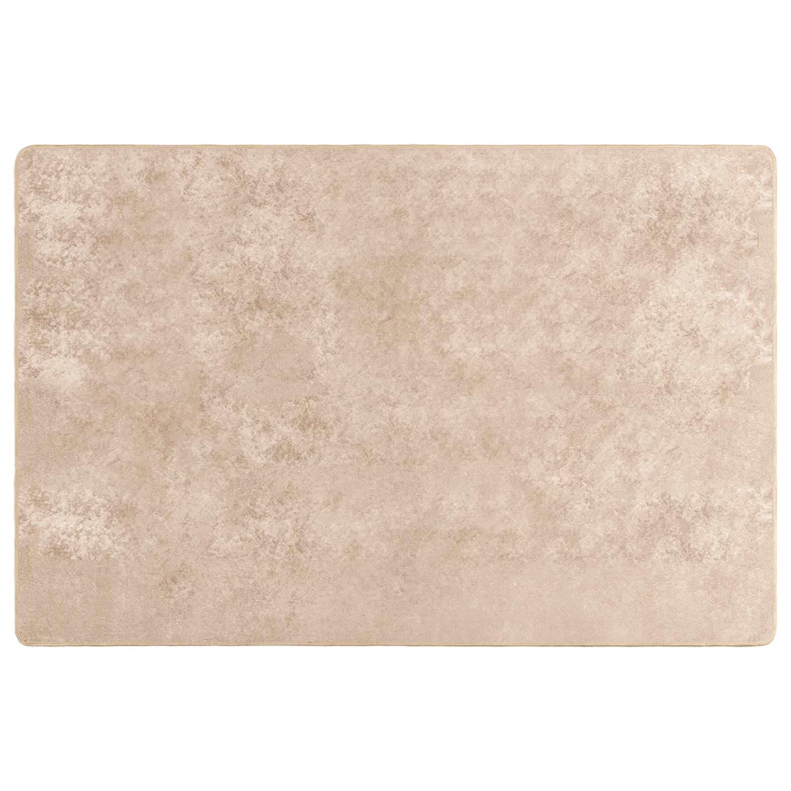 Tapis de couloir beige antidérapant et robuste pour entrée