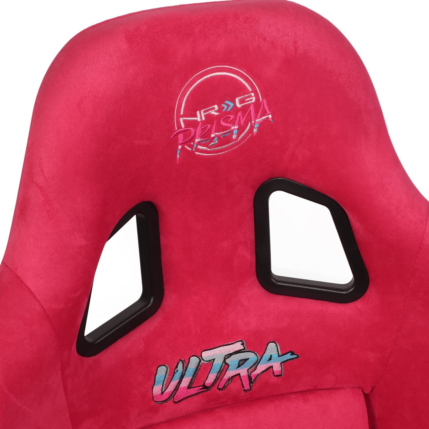 NRG Innovations NRG-FRP-303RD-ULTRA Universal Fixed Back Bucket Racing Seat with Side Mount Adapters for 6-Point Harnesses, Size M, Red Seat Cover, 22" W X 34" H X 21" D