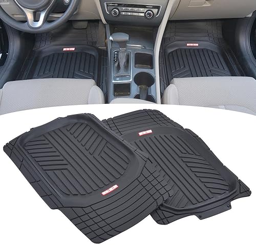 Miniatura 2 de BDK FlexTough - Alfombrillas de goma resistentes para coche, SUV, camión y furgoneta, protección contra todo tipo de clima, sin olor