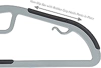 Vista 4 de Simplify Paquete de 24 ganchos definitivos Protector de collar en forma de S Ultrafino Antideslizante Barra de accesorios Cinturones