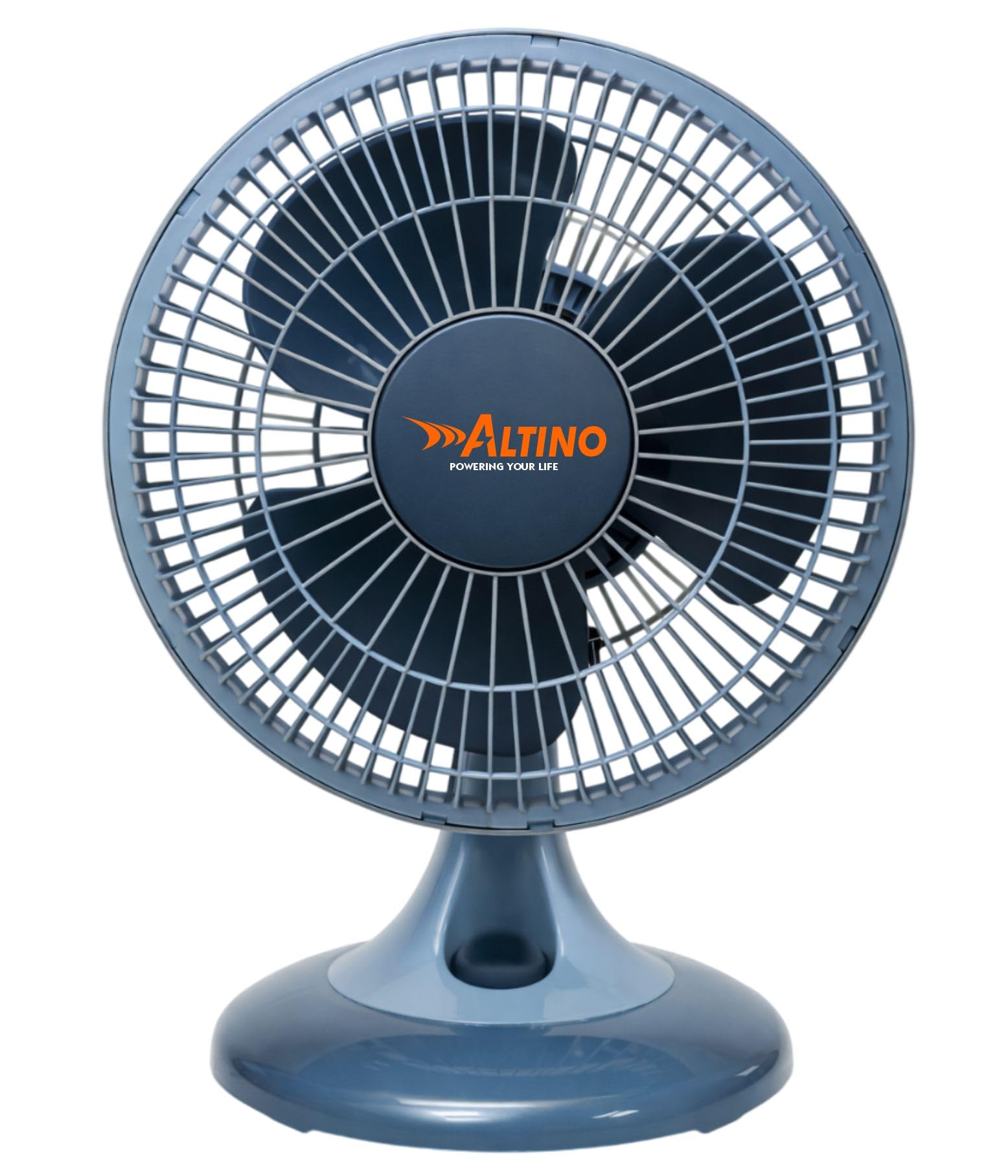 Altino Premuim Powerful Oscillation Table Fan for Home & Office| High Air Delivery| Anti-Dust Decorative Star Rated Table Fan | 3 Speeds | Easy to Clean, 1 Yr Warranty (Black & Grey, 12 Inch)