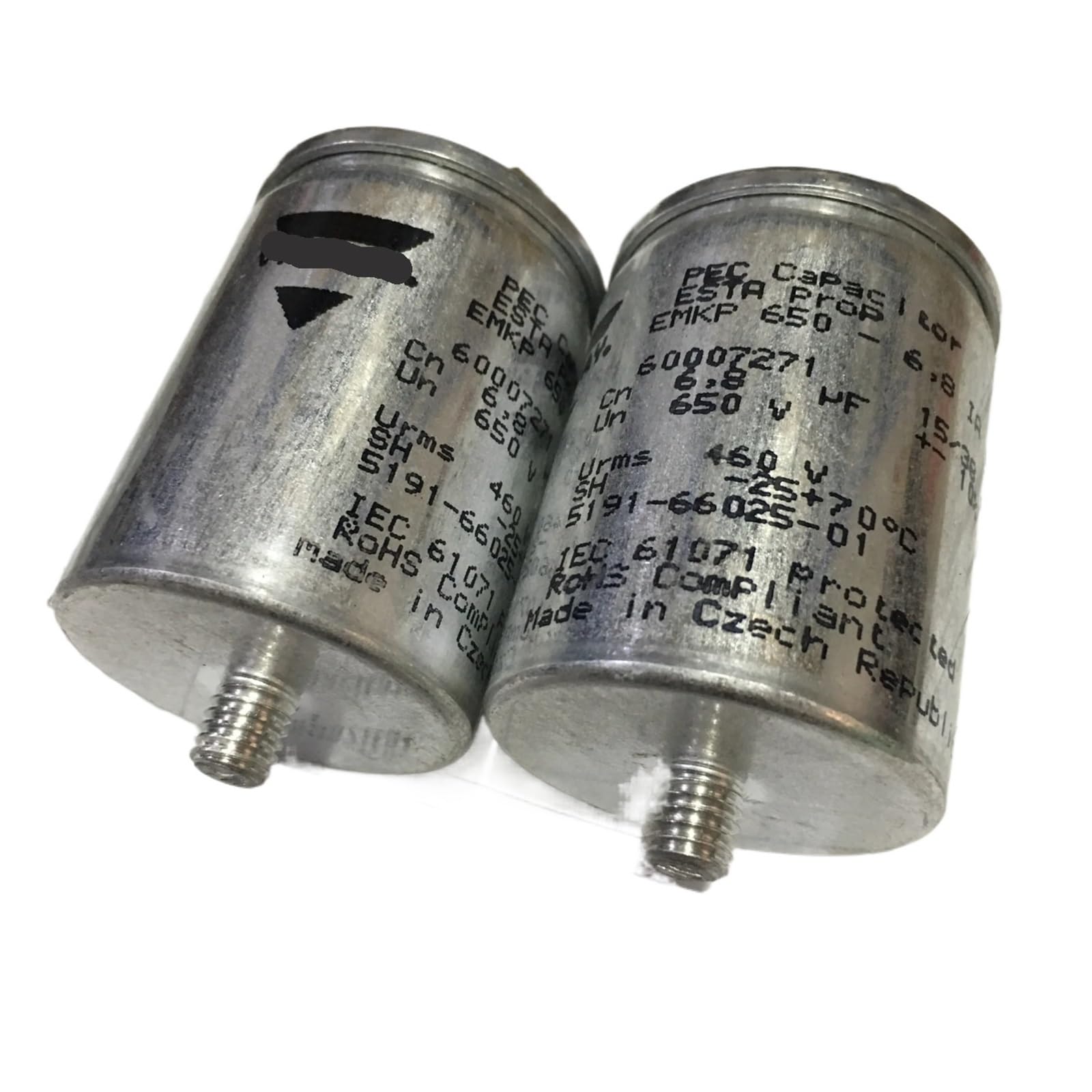 LEOTNNDQ 1pcs 6.8uF 650V EMKP650-6.8IA MOTOR START FILM CAPACITORS