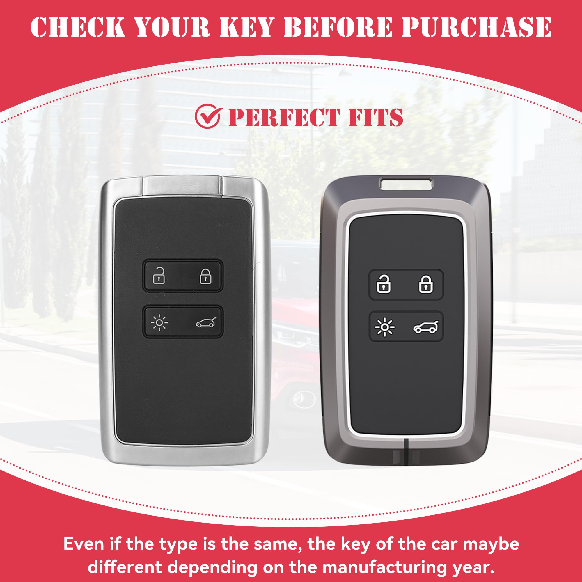 Coque De Clé De Voiture Copatible Avec Renault Sart Key Clio Egane