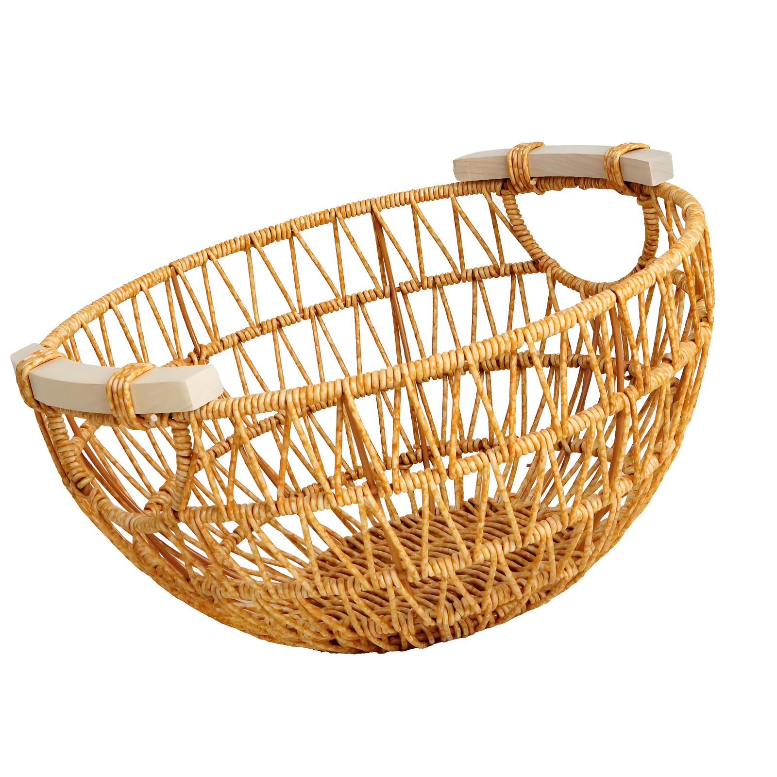 TQUXNGA Multipurpose Hollow Knitted Organizers for Vegetables Toy and Household Items Decorative Storage Bin