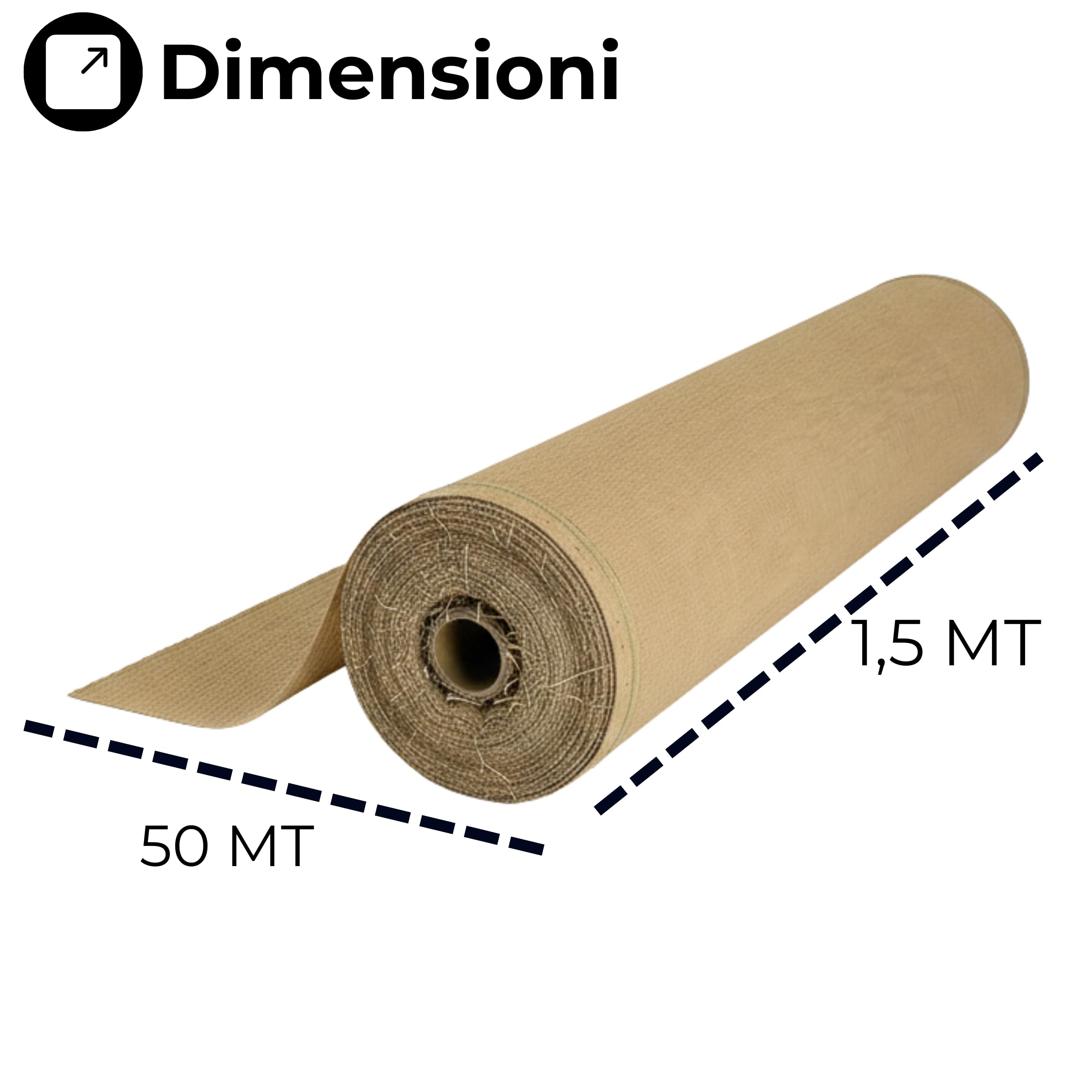 Rete Ombreggiante in Rotolo Varie Dimensioni Telo Rete Frangivista Ecrù 80gr/mq Schermatura 90% in Piattina HDPE con Cimosa e Asole Ideale per Parcheggi,Campeggi,Terrazze,Serre (1,5x50 MT)