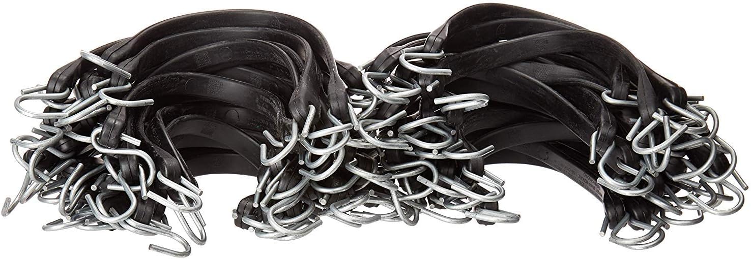 Blасk Frіdау - 80% оƒƒ Pack of 50-41 inch Bungee Cords with Hooks, Rubber Tarp Straps with Crimped Metal S Hooks, Heavy Duty Bungie Cord Tie Downs for Cargo, Tarps by kitchentoolz
