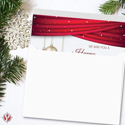 Miniatura 3 de 2024 We Wish You A Happy New Year Tarjetas de felicitación – Nochebuena roja, Navidad, vacaciones, saludos, invitaciones, agradecimientos, anuncios,