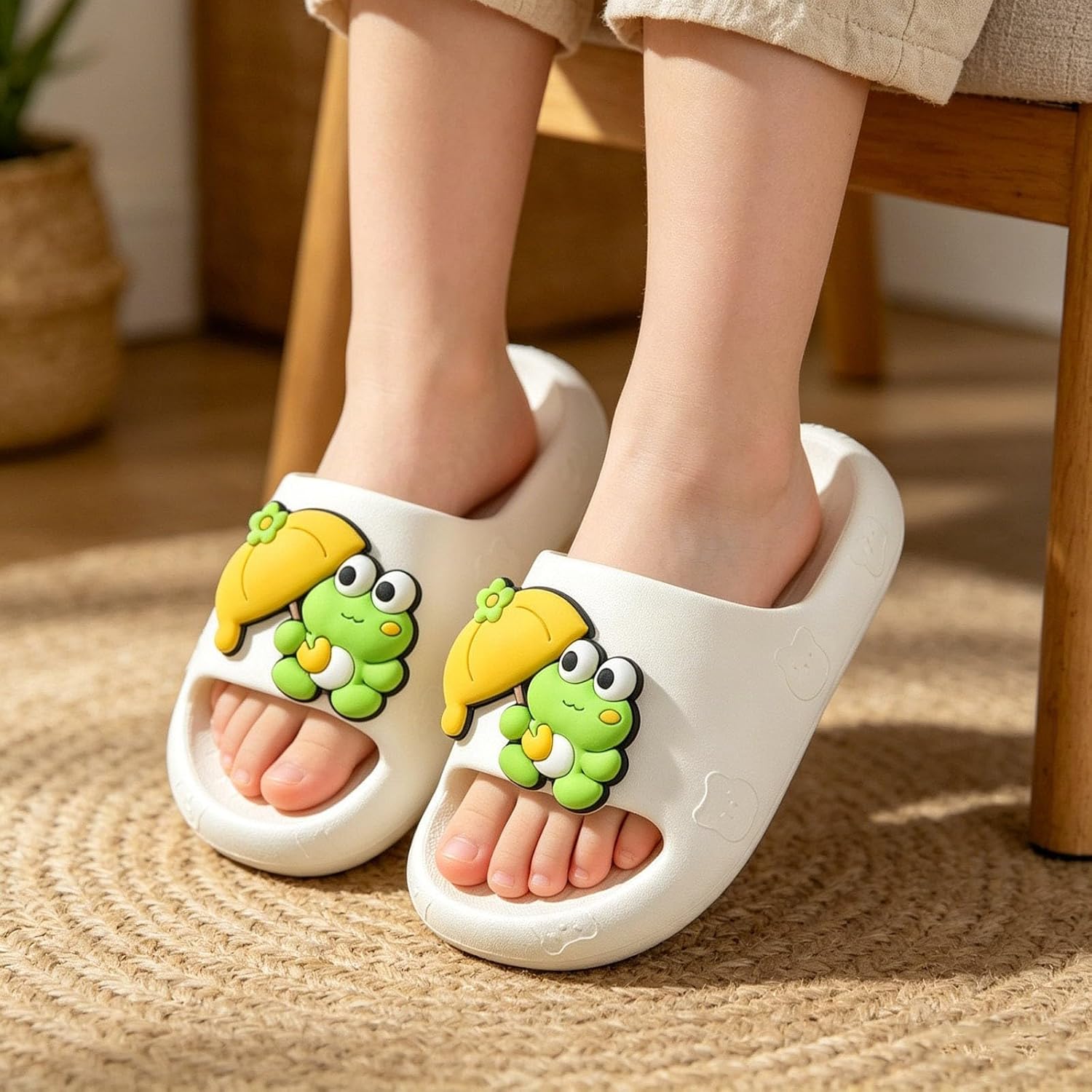 Toddler Slides Slipper Summer Unisex Child Slide Sandals for Kids Flip Flops Comfy Shower Slippers Beach Garden Shoes