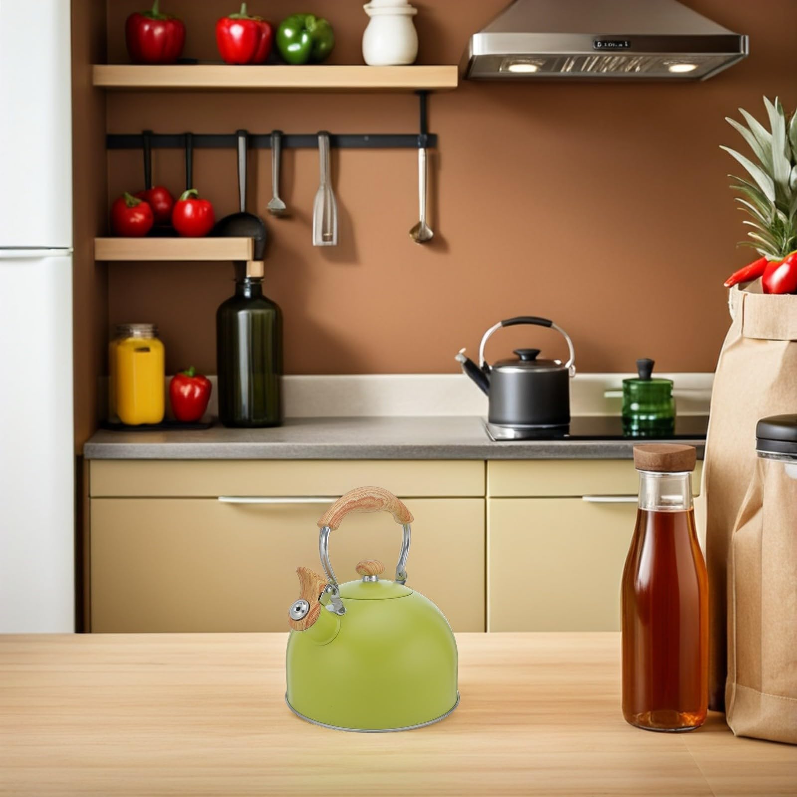 jojofuny Hervidor de Agua con Diseño Moderno 2.5l de Acero Inoxidable y Fácil Limpieza para Reuniones de Café en Casas Contemporáneas