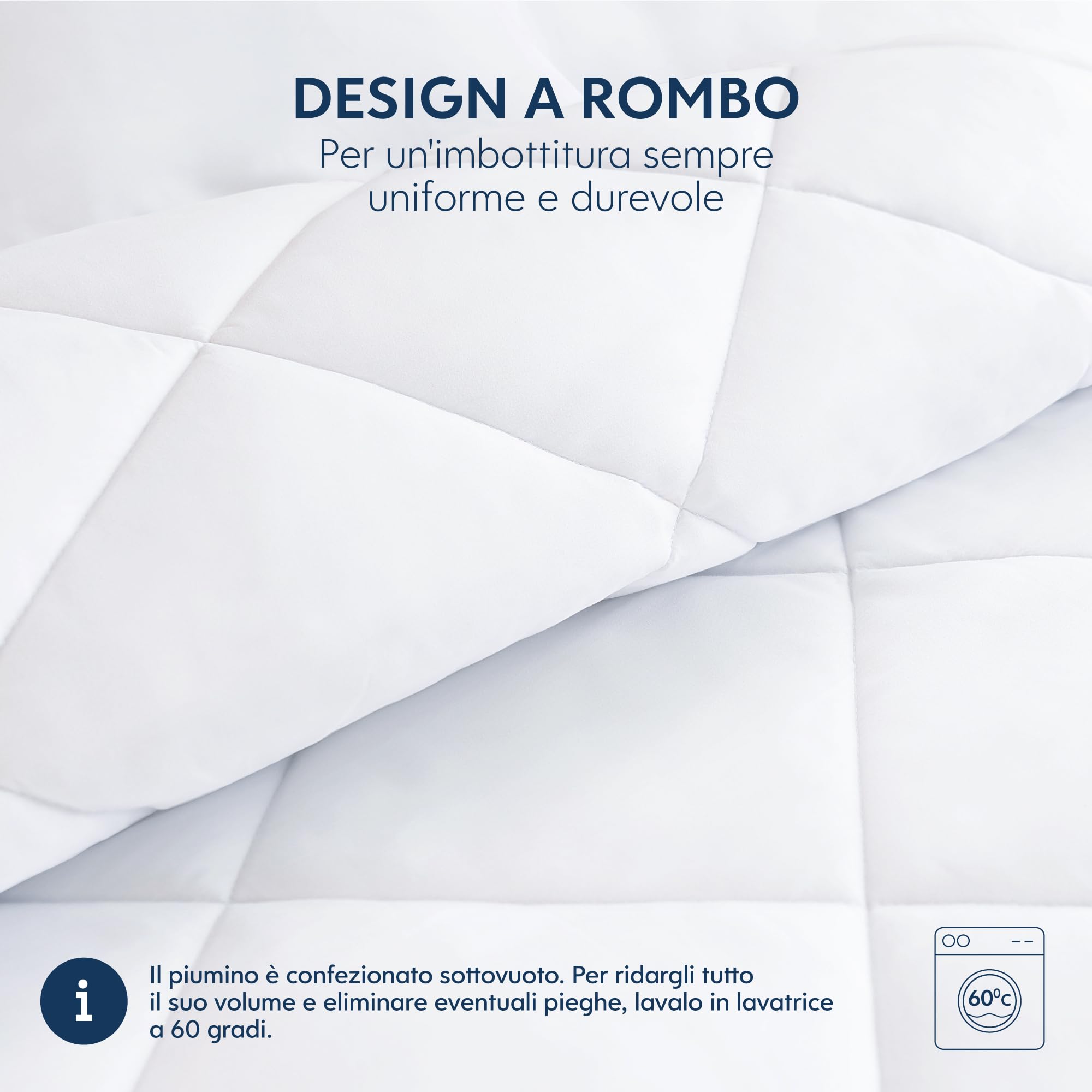 Dreamzie Piumino Letto Singolo Invernale 155x200 - Piumone 4 Stagioni 155 x 200 cm - Coperta Trapunta 155x200 di Microfibra Sintetico