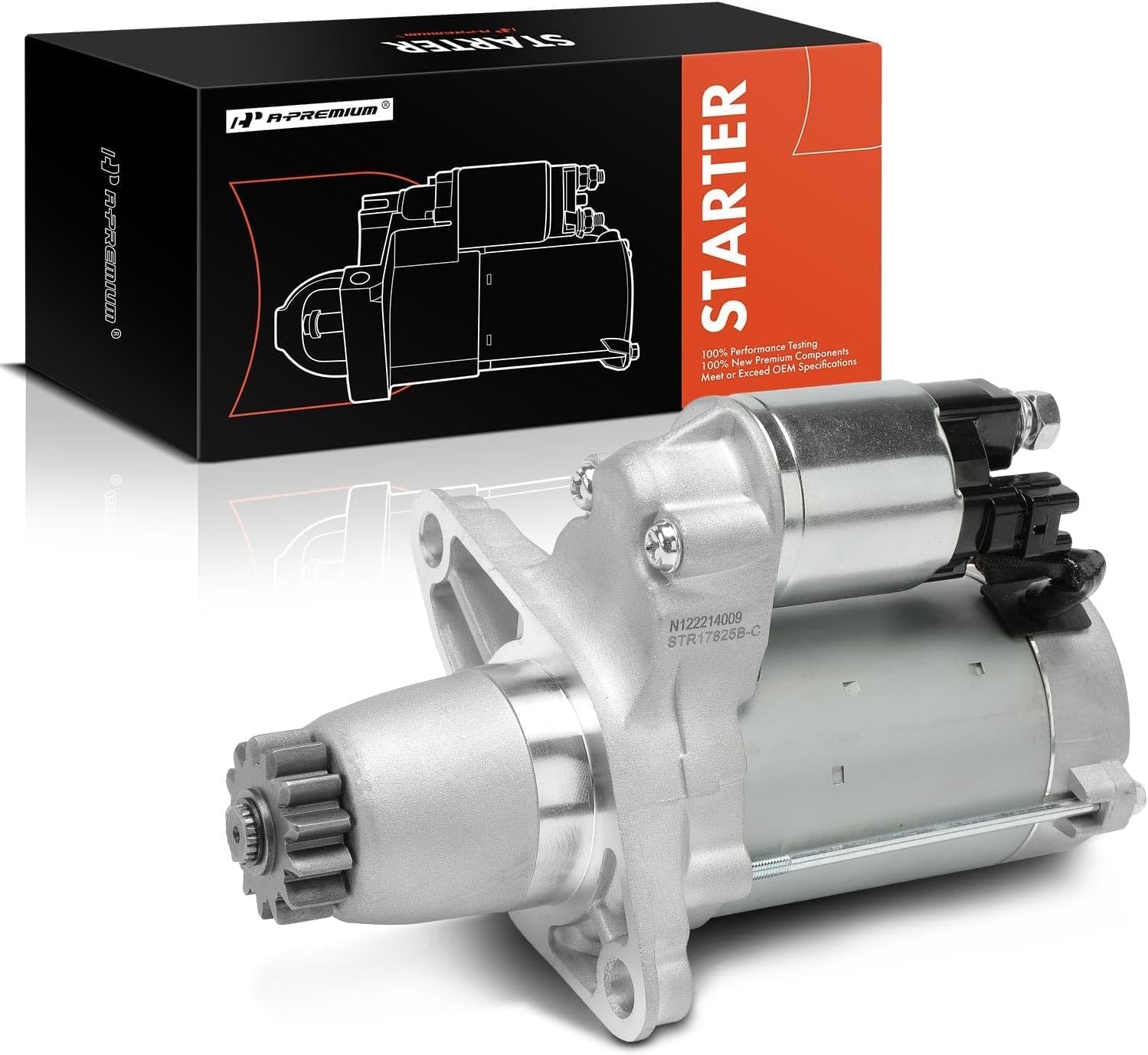 A-Premium Starter Motor Compatible with Toyota, Lexus, Scion & Pontiac Models - Camry, RAV4, Corolla, Highlander, Sienna, Matrix, Avalon, Venza, RX330, RX350, ES300, ES350, tC, xB - 12V 1.6KW 13-Teeth