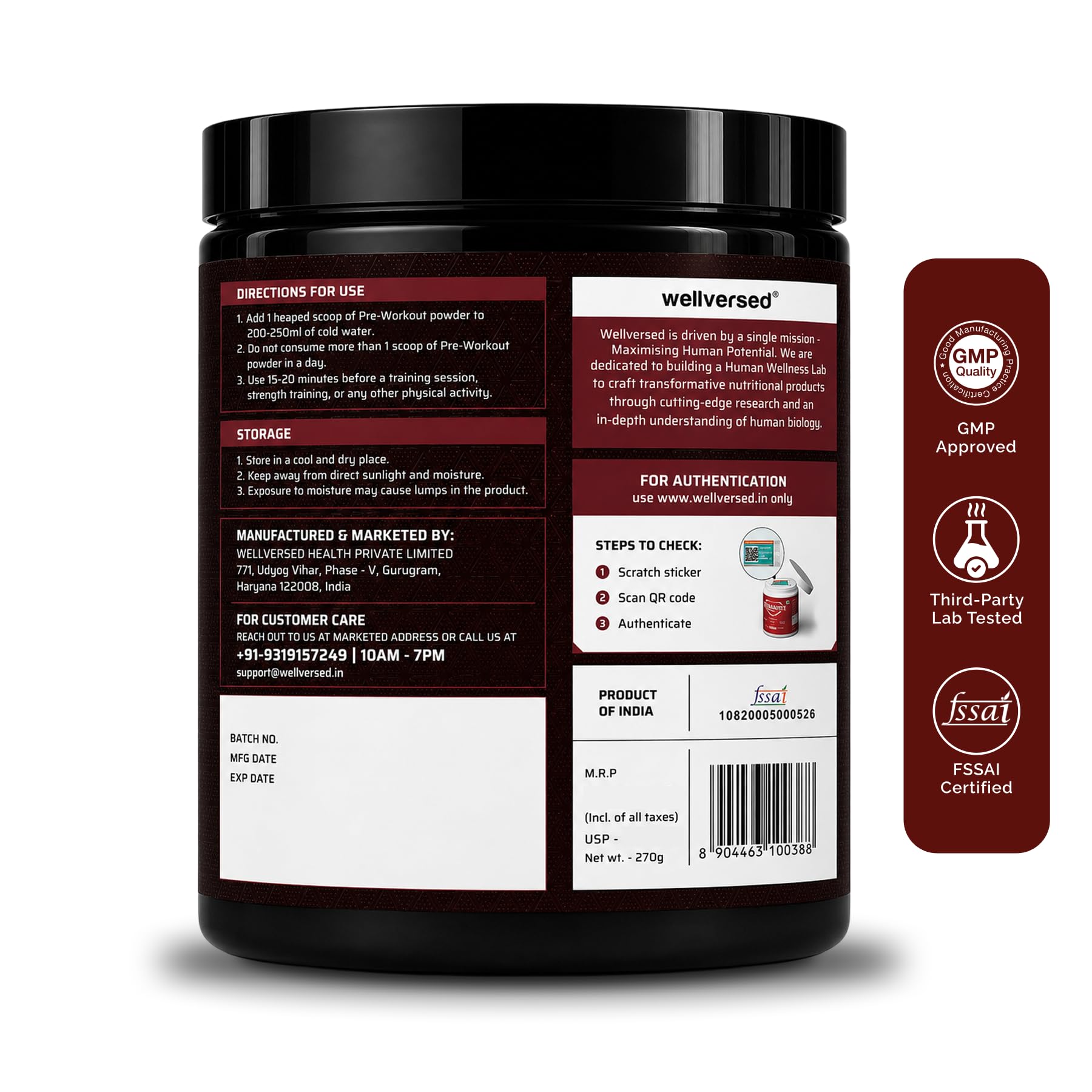 Dynamite Extreme Pre Workout For Men, 15 Servings, Valencia Orange — Amazon image 8