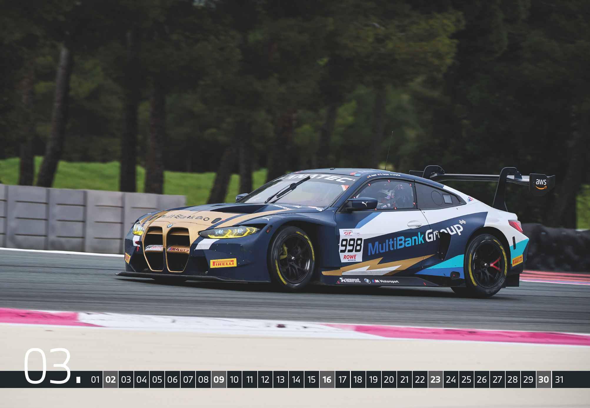 arti promotion, BMW M Motorsport 2025 Wall Calendar, 49.5 x 34.2 cm, Calendar with Rapid Images of the BMW Motorsport Forge - Image 4