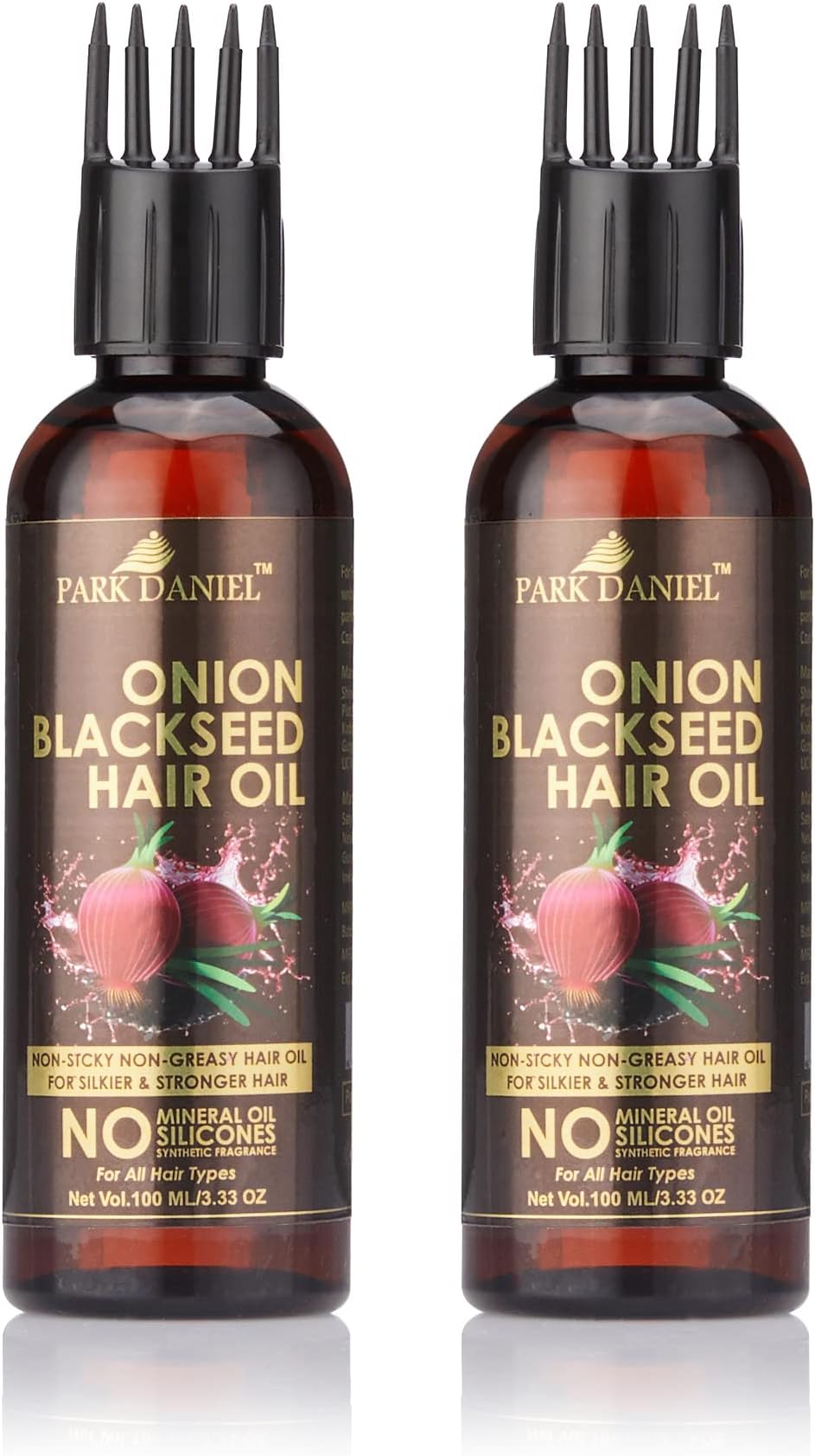 Park Daniel Onion Blackseed Hair Oil, 100 Ml (Pack of 2)