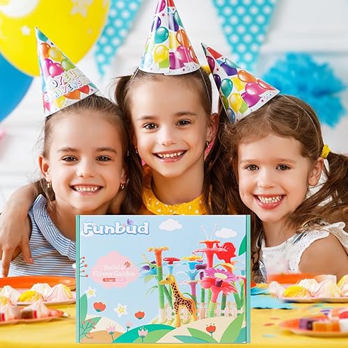 Miniatura 7 de Juguetes de construcción de jardín de flores para niñas pequeñas, juguetes de tallo para niños de 3, 4, 5, 6 años, actividades de aprendizaje