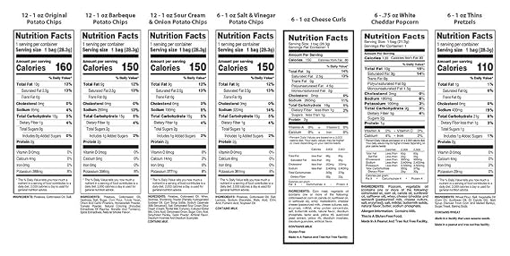 Utz Snack Variety Pack (60 Count) with Party Mix Barrel