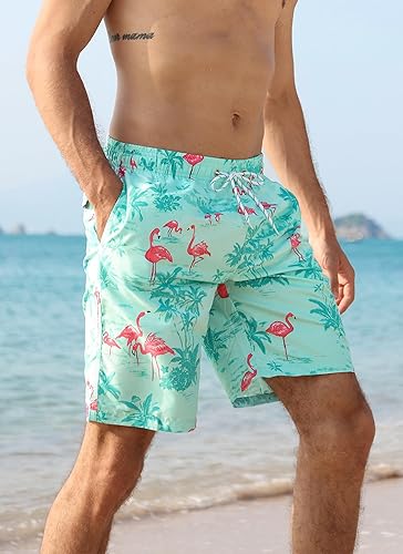 Miniatura 2 de APTRO - Traje de baño para hombre de secado rápido de 9 pulgadas, trajes de baño de playa grandes y altos