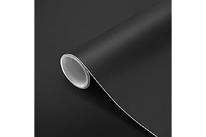 seonta Matte Black Vinyl Wrap for Cabinets