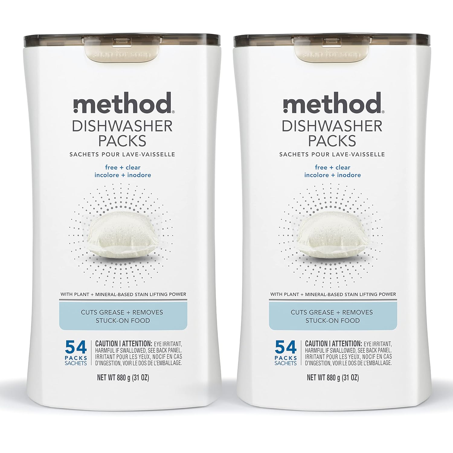 Method Dishwasher Detergent Packs + Finish Jet-Dry Rinse Aid