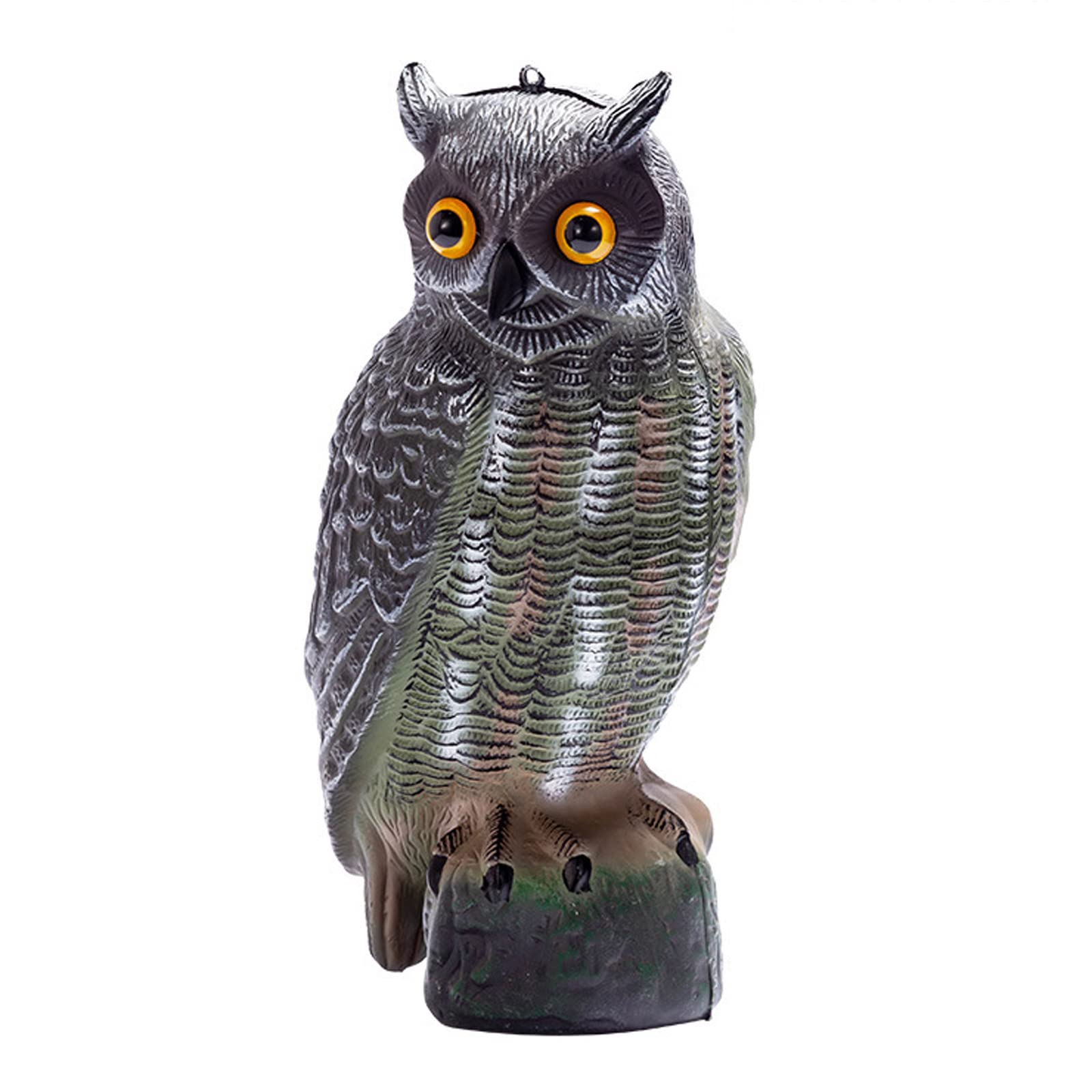 MFFIRE Adornos De Jardin Decoración, Estatua del Búho, Búho Decoraciones Espantapajaros Ahuyentador Pajaros Repelente De Aves Anti Paloma,1