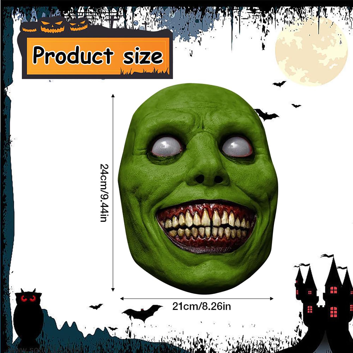 WEQNGIU Halloween Mask - Image 2