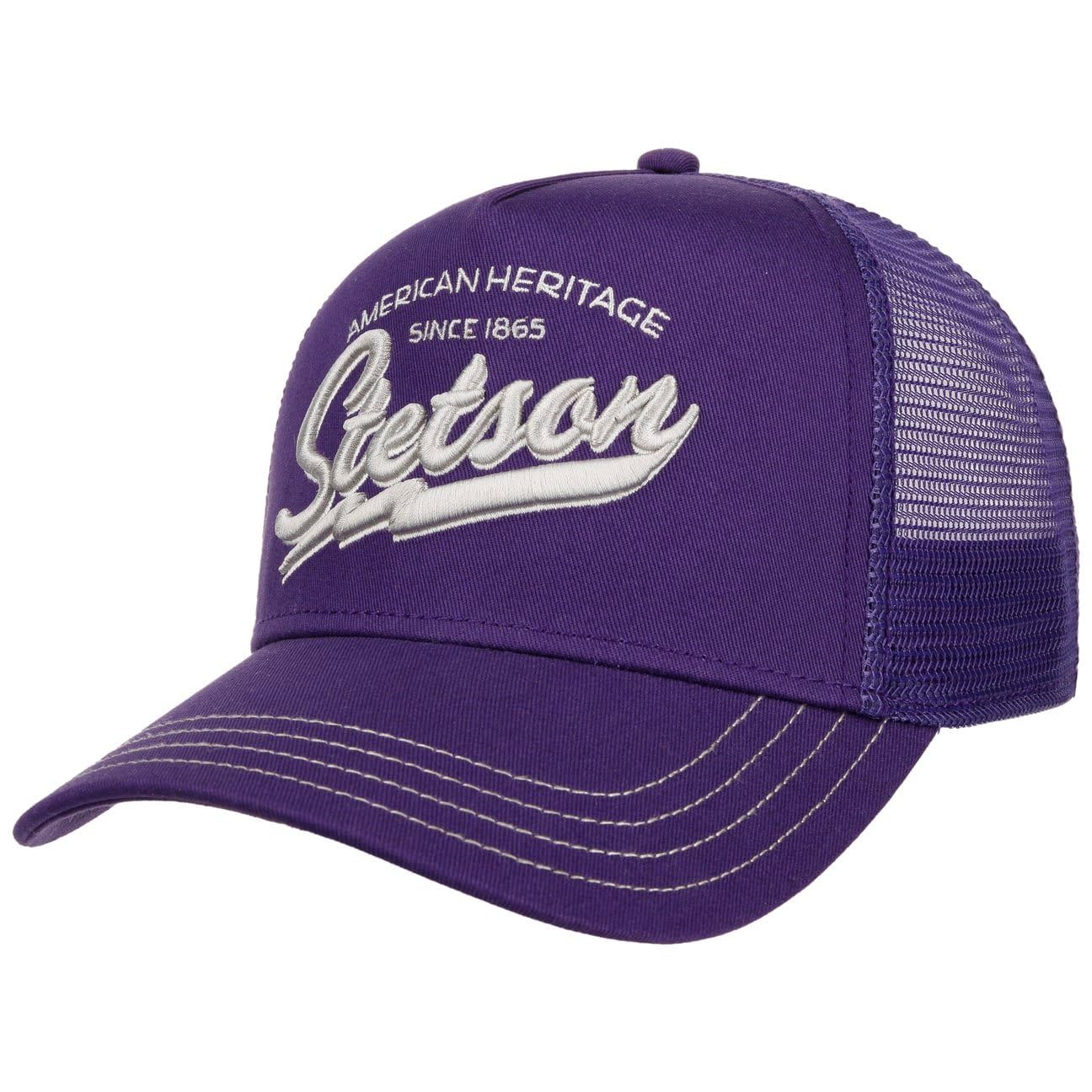 Stetson Gorra de Camionero Patrulla para Hombre/Mujer, Gorra de béisbol de algodón, tamaño Ajustable, Gorra con Inserto de Malla, Gorra de Camionero para Invierno/Verano, Gorra Curvada — view 12