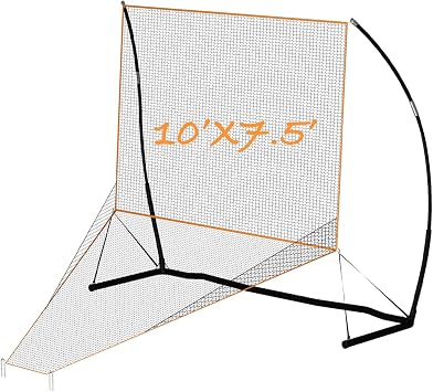 MR Golf Auto Ball Return Net - 10x7.5, Driving Net for Backyard Practice, Indoor/Outdoor Setup