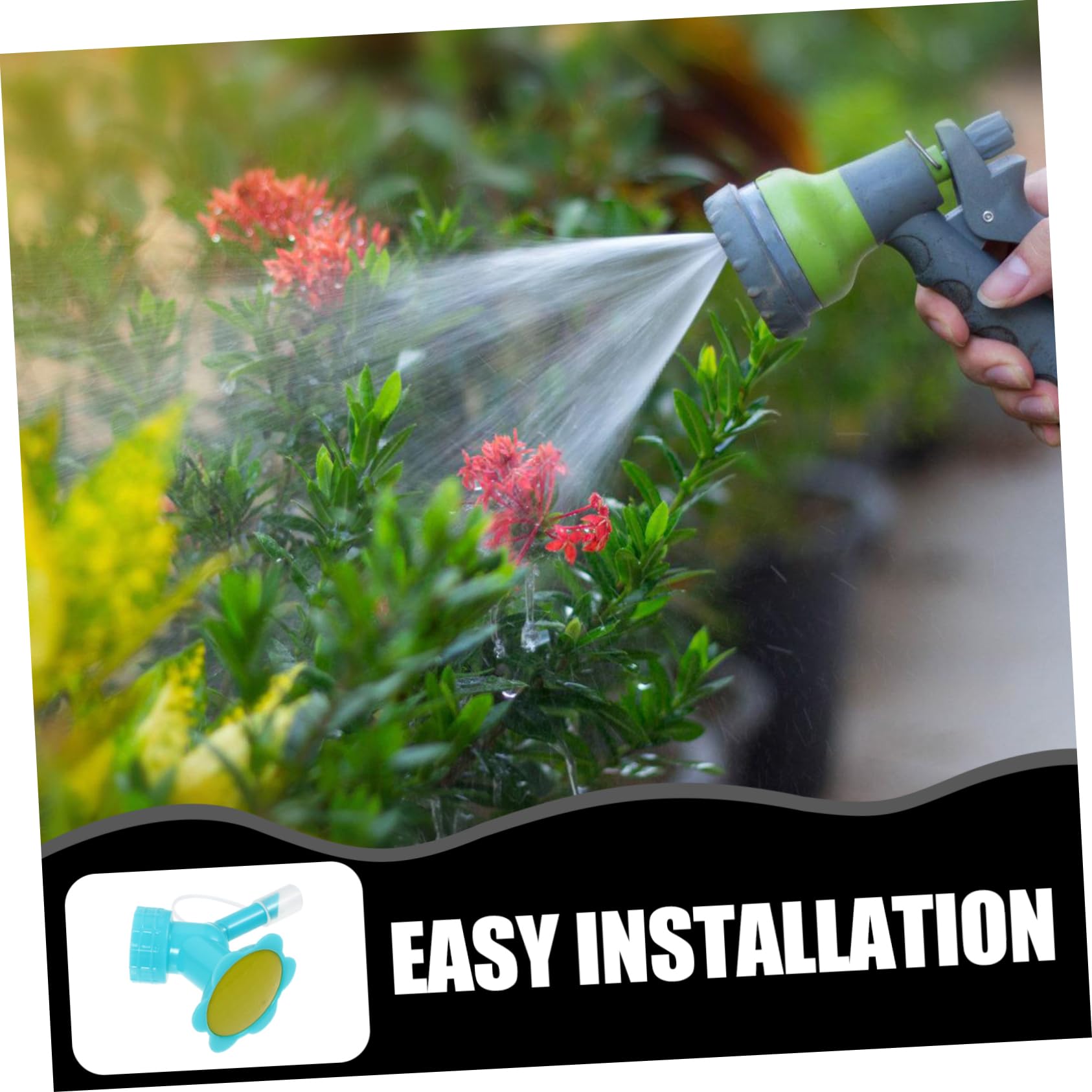 Bocchetta Irrigazione Plastico 5 Pezzi per Piante e Fiori Distribuzione Uniforme Acqua Risparmio Lavoro per Annaffiatura Giardino Famiglia