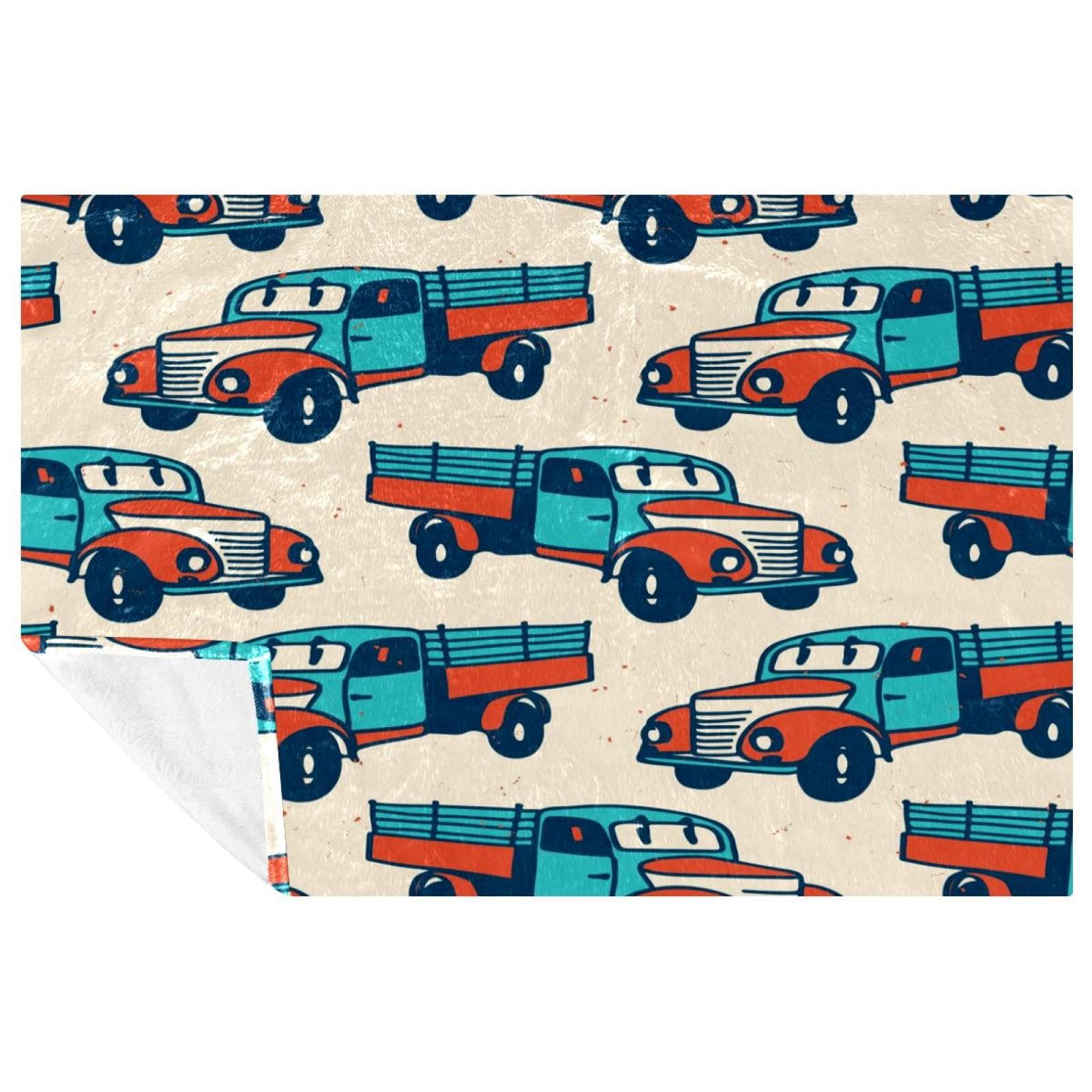 Couverture camion rétro douce résout le froid lors des nuits fraîches