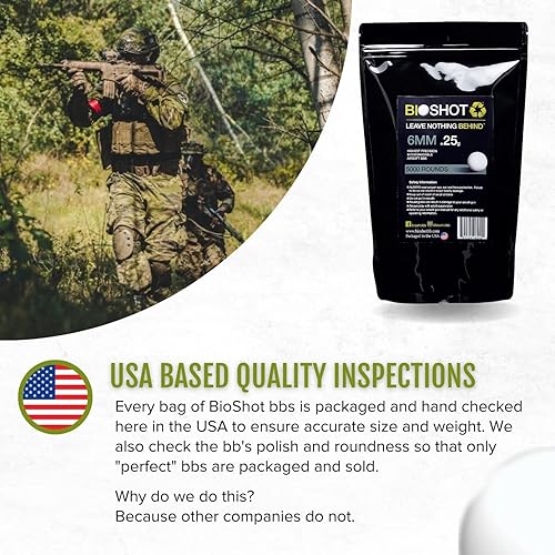 Miniatura 5 de Pulidor biodegradable de Airsoft BBS de 0.01 oz, grado de competencia sin costuras para todas las pistolas y accesorios de 0.236 in (5000 rondas,