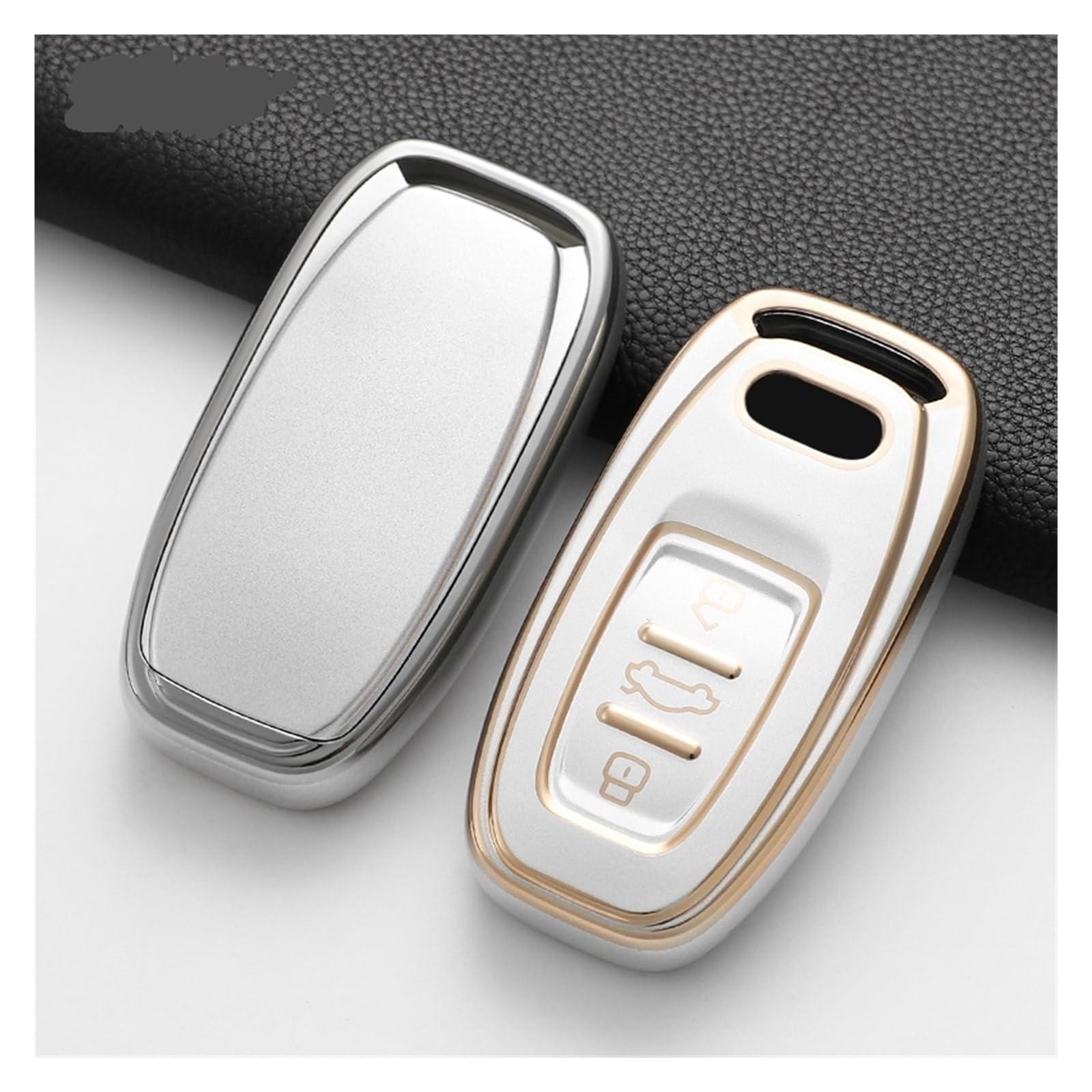 Etui na klucze Powłoka TPU Osłona pilota do Audi A1 A3 A4 A5 A6 Q5 Q7 R8 TT | Ultracienkie etui na klucze z TPU, precyzyjne wycięcia, pełna ochrona, łatwy montaż zatrzaskowy(Type6)