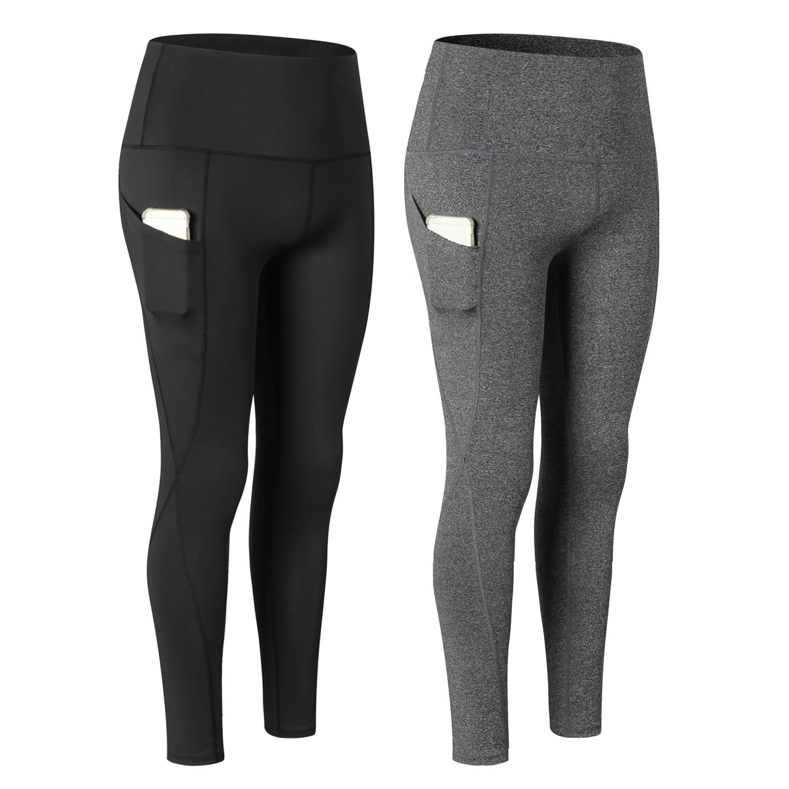 Pantalons de yoga pour femme Karlak legging d'entraînement taille haute pantalon de course