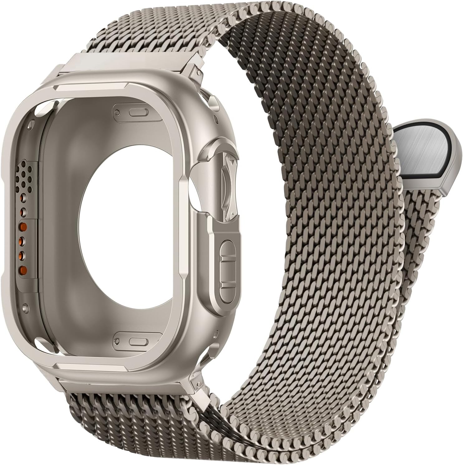 BXUXOHS Rugged Case & Milanese Loop for Apple Watch Ultra 3/2/1 49mm