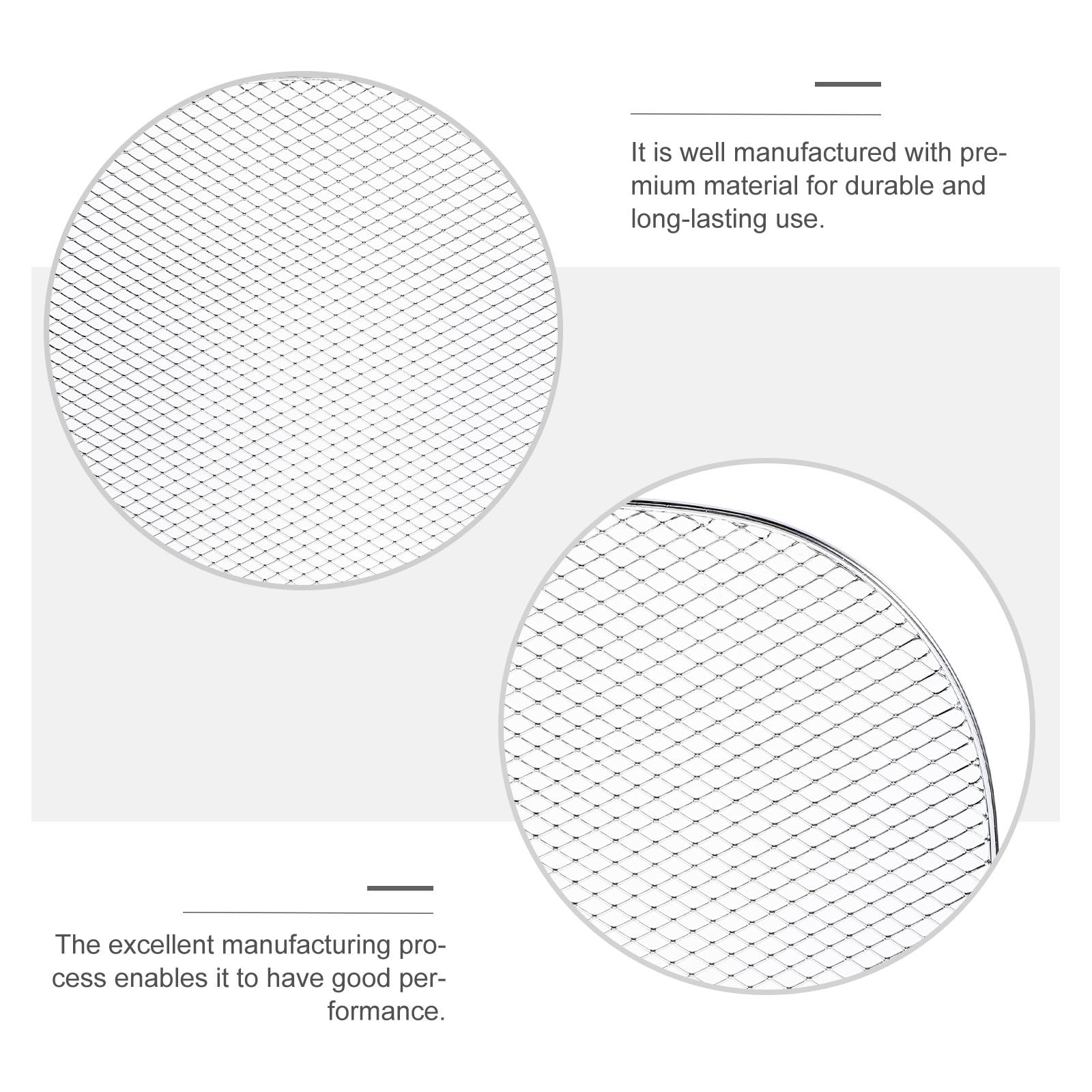 Abaodam de Rejillas Accesorios para para Freidora de Aire 3 Piezas en Acero Inoxidable Blanco para Deshidratar Frutas y Carnes, Ideales para Horno y Air Fryer