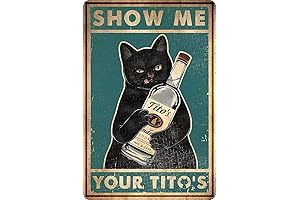 Show Me Your Tito's Black Cat Poster