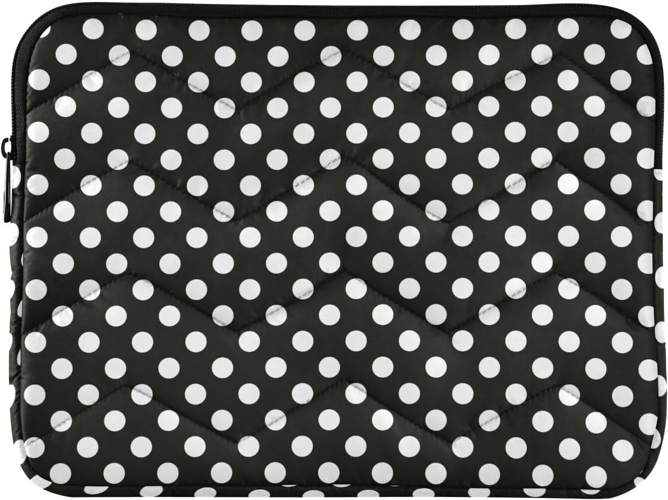 Polka Dot Black White Laptop Sleeve 15-16 inch Notebook Case Laptop case