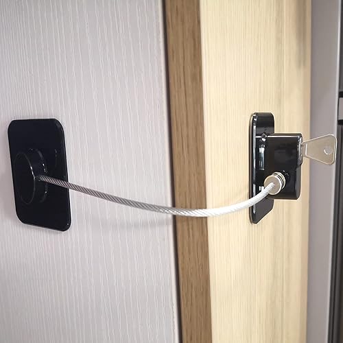 Miniatura 6 de Cerraduras de correa de seguridad para niños, cerradura de nevera para niños, cerradura de despensa