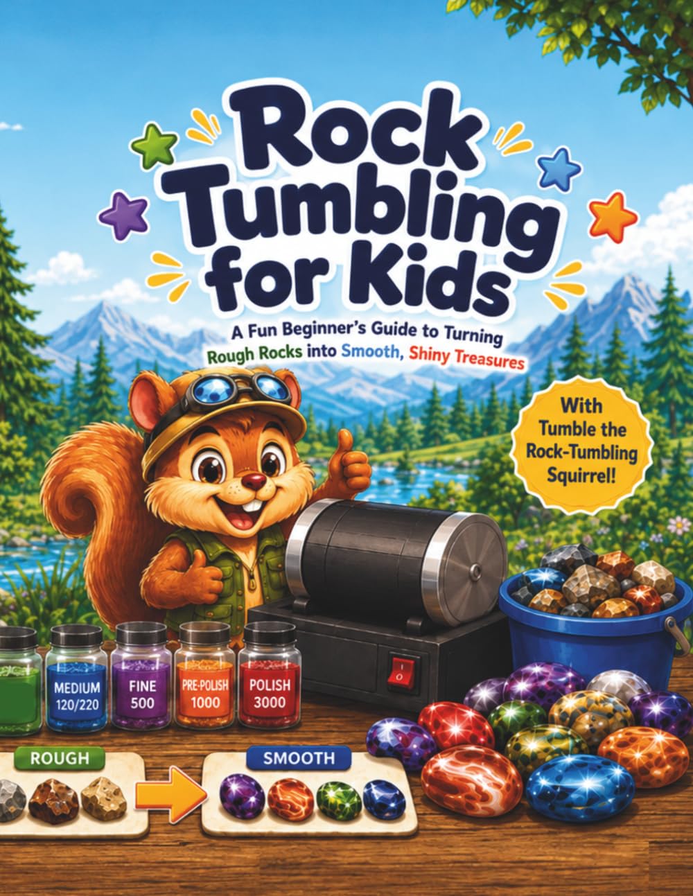 Rock Tumbling for Kids: A Fun Beginner’s Guide to Rock Tumblers, Grit, Polishing Rocks, and Turning Rough Stones into Shiny Treasures
