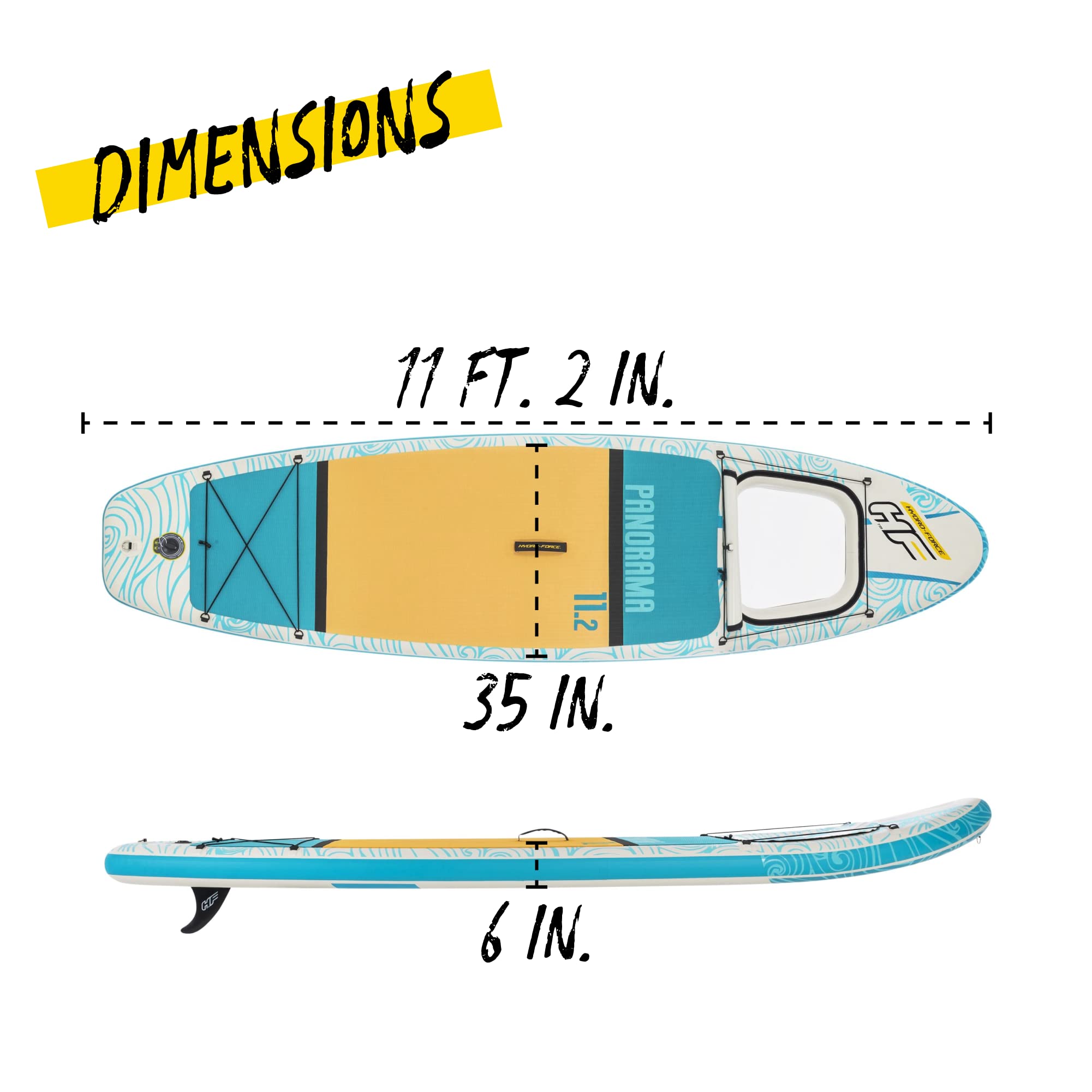 Bestway Hydro-Force - Hydro-Force 3,05 m x 84 cm x 12 cm Set da SUP Sea Breeze Unisex Adulto