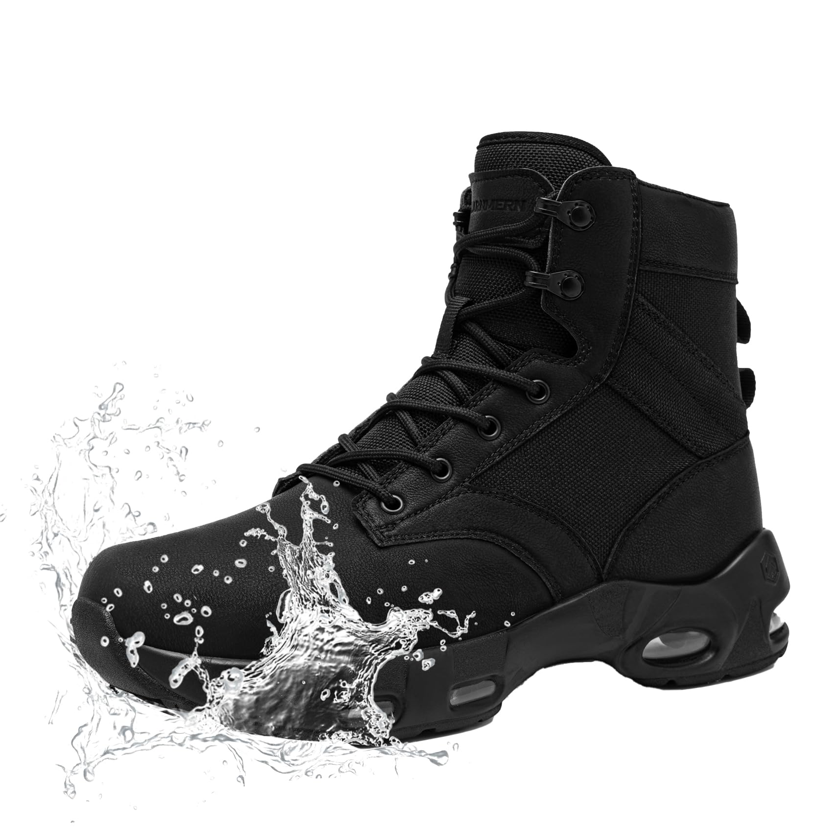 LARNMERN wasserdichte Stiefel Herren Kochschuhe rutschfeste Arbeitsschuhe Schuhe Herren Küche Wasserdicht Schuhe Motorradstiefel