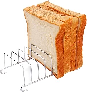 Azonee 8-Slot Stainless Steel Toast Rack