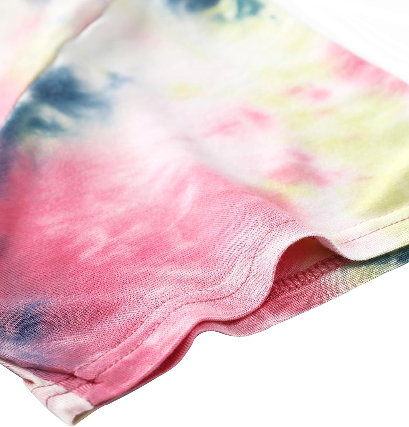 Women Tie-Dye Shirt Women Be Kind Graphic Tshirts Cute Teacher Short Sleeves Top - Image 4