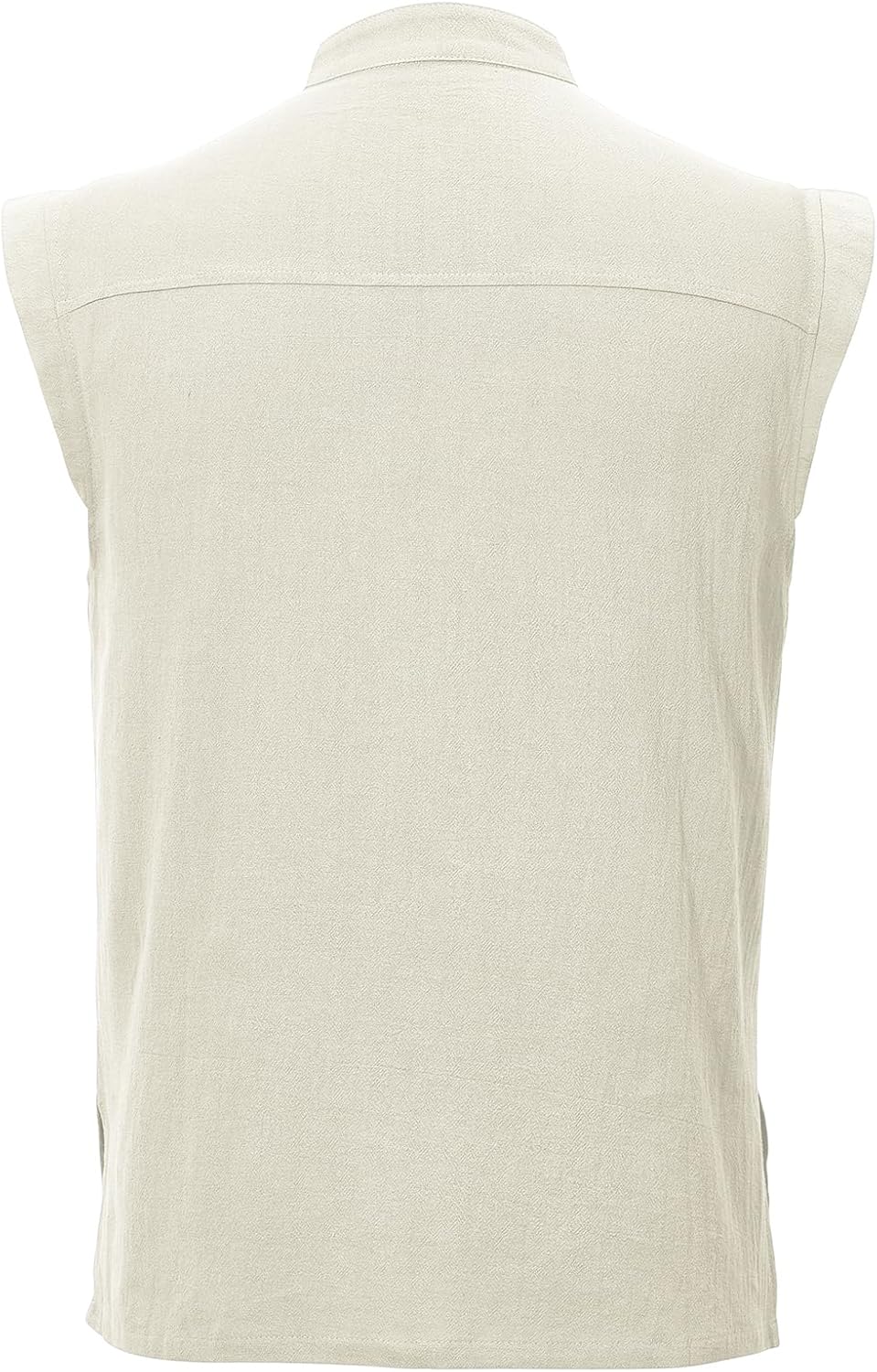 American Trends Renaissance Costume Men Pirate Shirt Sleeveless Lace-up Medieval Viking Outfit Steampunk Gothic Top Tunic - Image 2