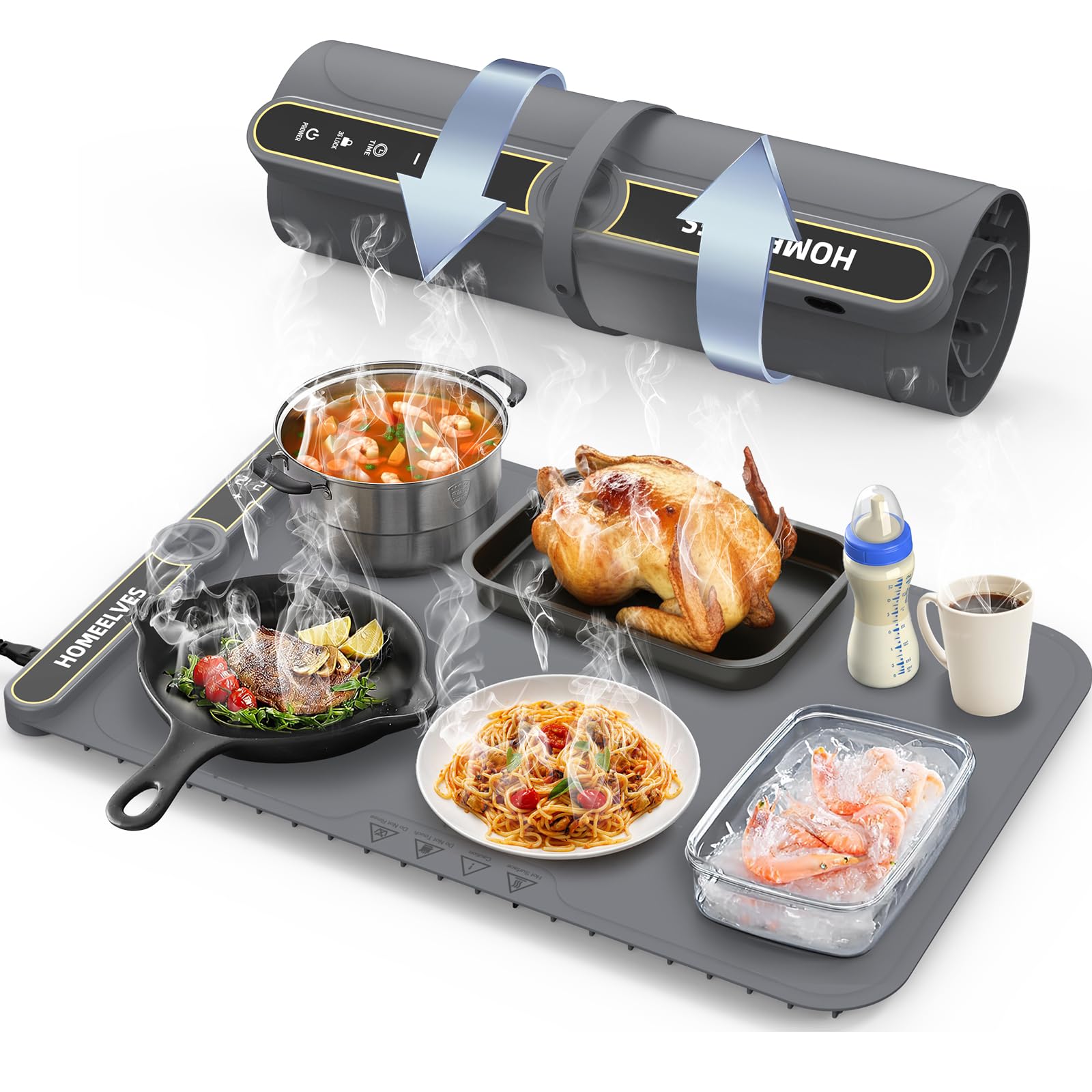 Warming Mat for Food,Rapid Heating Food Warming Mat