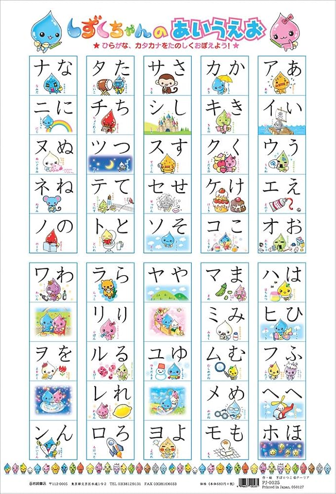 あいうえおページ Amazon.co.jp: しずくちゃんのあいうえお[ポスター] : ぎぼ