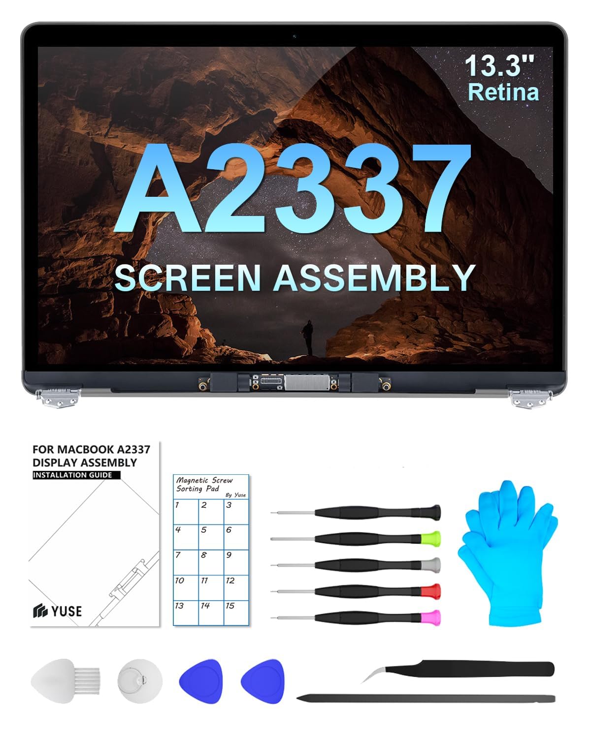 Amazon.co.jp: 交換用スクリーン A2337 MacBook Air M1 2020年式用
